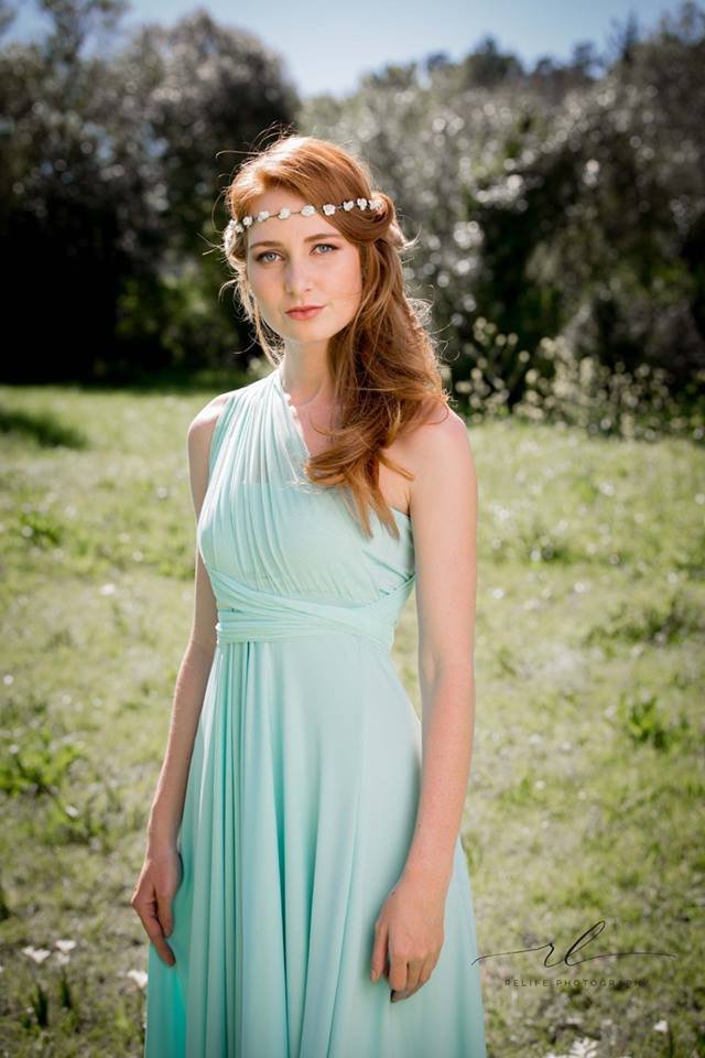 Aqua shop infinity dress