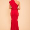 Elegant Red Gown fit for a Princess