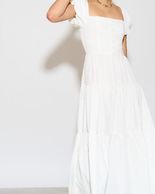 White summer Dress at Presley Blue