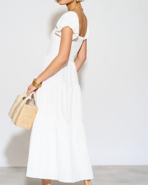 White Summer Dress at Presley Blue