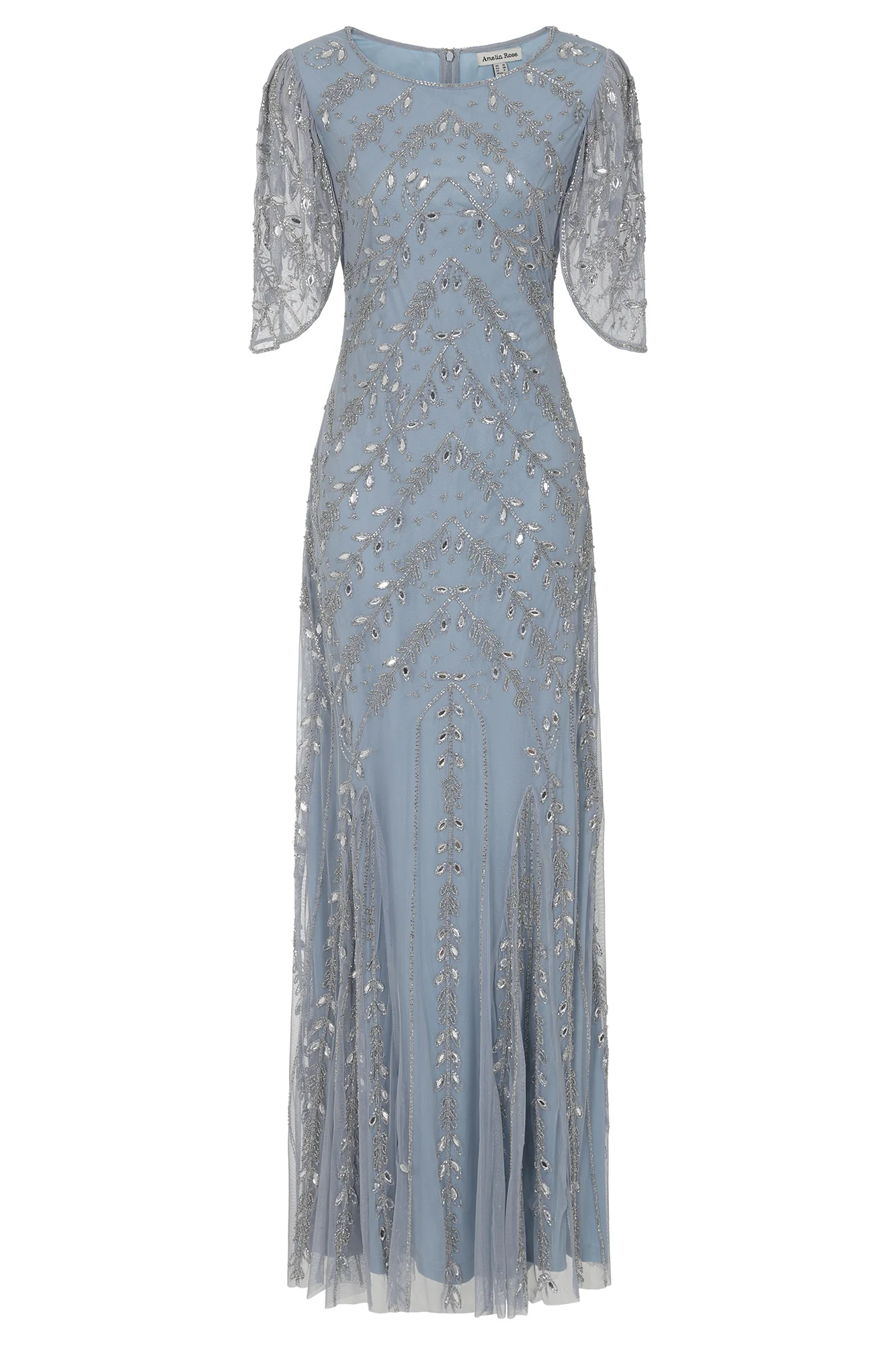 Titania_-_Cloud_-_Embellished_-_Maxi_-_Dress_11 Cloud Blue Titania floor skimming gown at www.presleyblue.ie