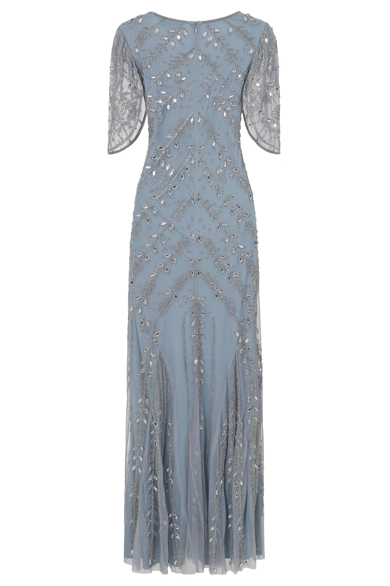 Titania_-_Cloud_-_Embellished_-_Maxi_-_Dress_13 Cloud Blue Titania floor skimming gown at www.presleyblue.ie