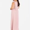 Frosted Pink Floral Embellished Self-Tie One Shoulder Maxi Dress www.presleyblue.ie