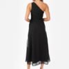 Maya Black One Shoulder Embellished Midaxi Dress at www.presleyblue.ie