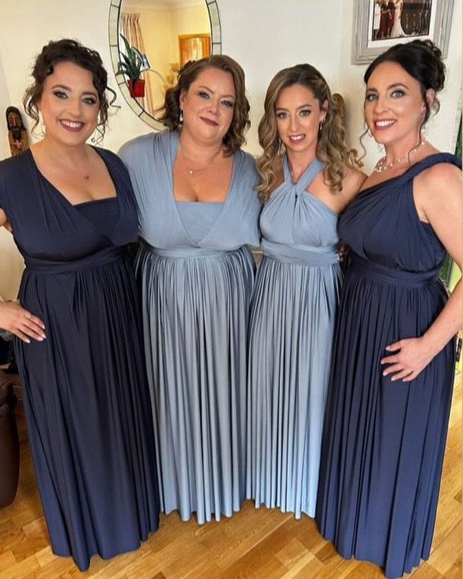 Larimar dusty blue with navy multiway at www.presleyblue.ie Larimar dusty blue with navy multiway at www.presleyblue.ie