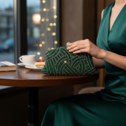 GATSBY LUXE CLUTCH BAG - EMERALD