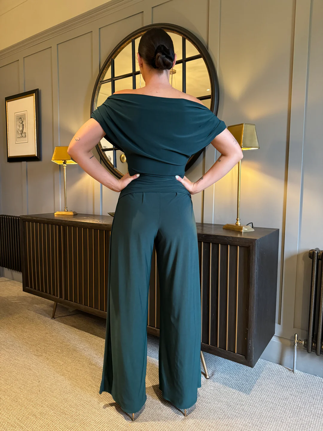 ATOM LABEL Carbon Jumpsuit – Forest Green