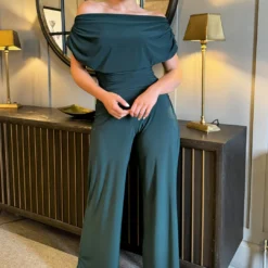 ATOM LABEL Carbon Jumpsuit – Forest Green