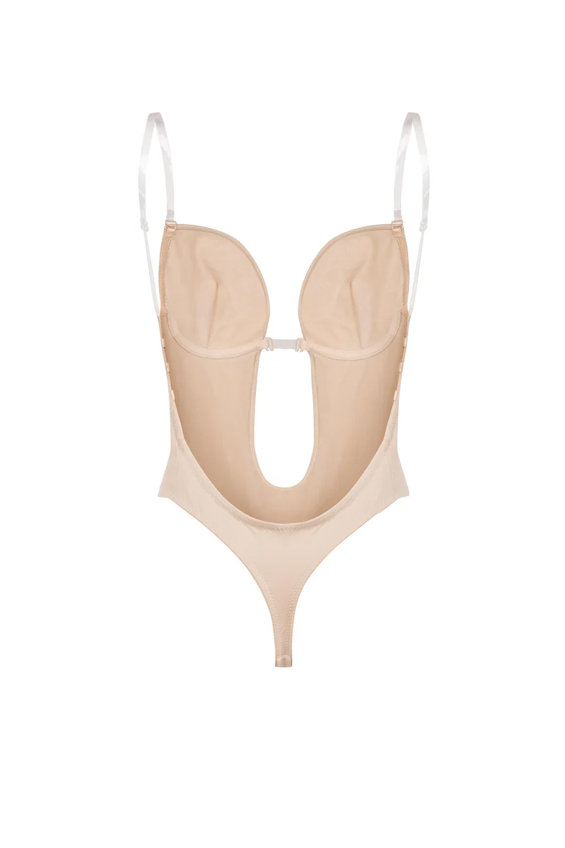 Cream Peach Body Suit