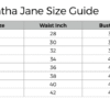 Samantha_Jane_size_guide AMELIA navy chiffon Mother of the Bride and Mother of the Groom dress with ivory applique by Samantha Jane